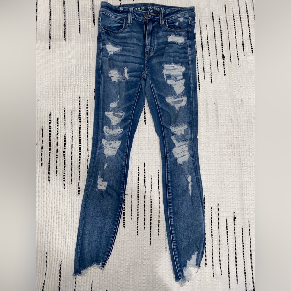 American Eagle super stretch highrise skinny jeans